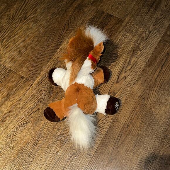 BREYER Bridle Buddies Pinto Plush Horse Pony White Brown 9" Weighted Soft - Picture 5 of 10